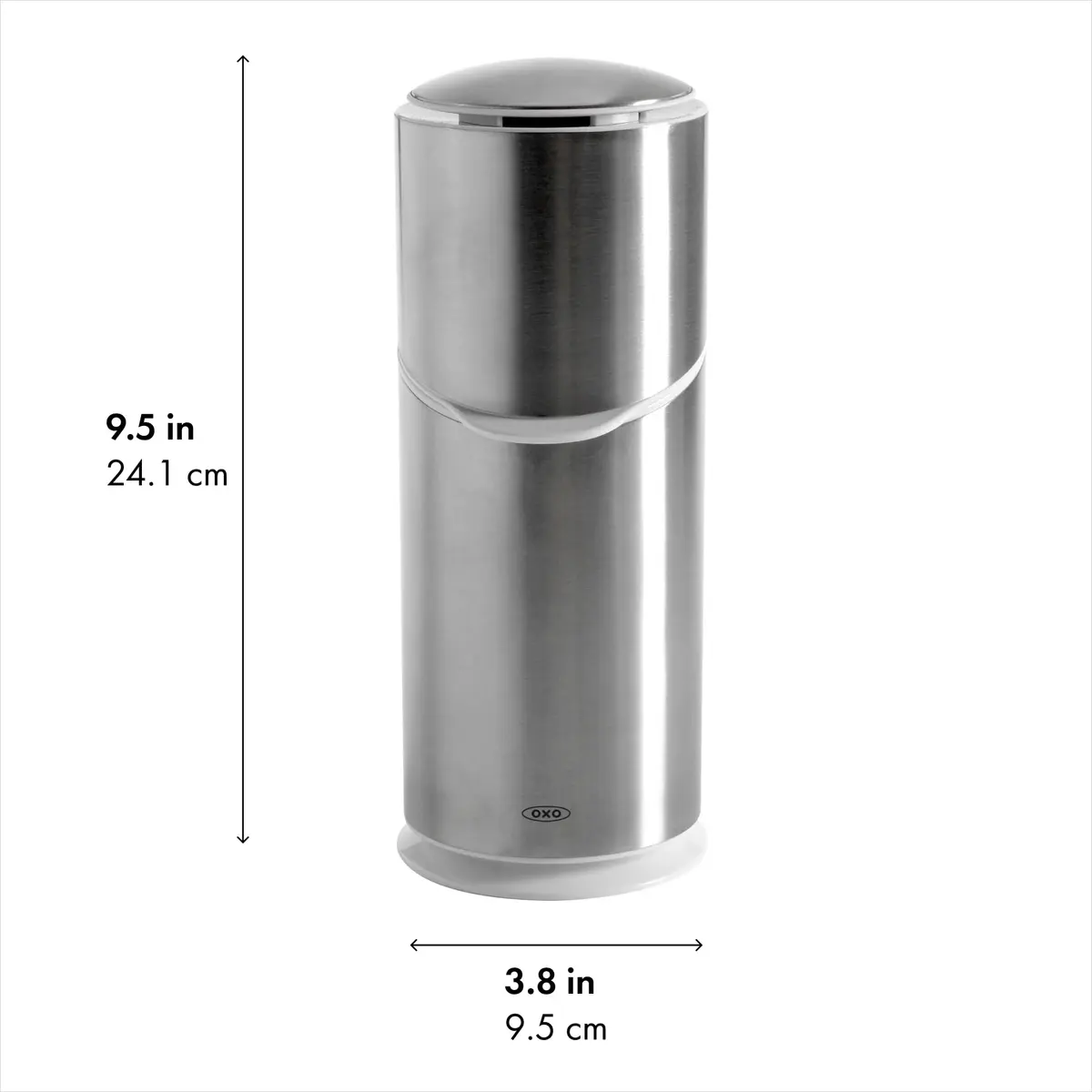 OXO Good Grips Bathroom Toothbrush Holder Set - Stainless Steel | Compact, Hygienic & Durable - view 6