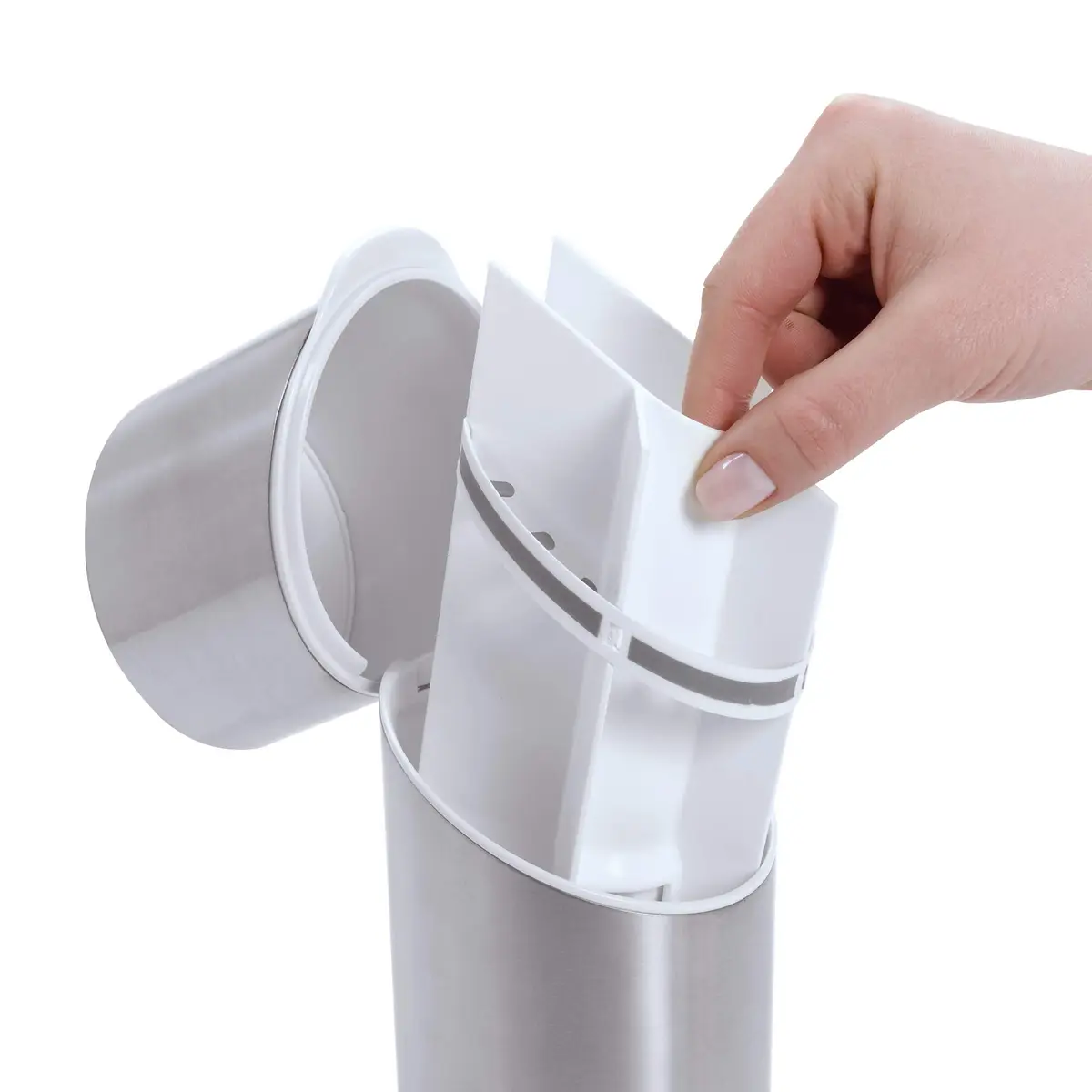 OXO Good Grips Bathroom Toothbrush Holder Set - Stainless Steel | Compact, Hygienic & Durable - view 7