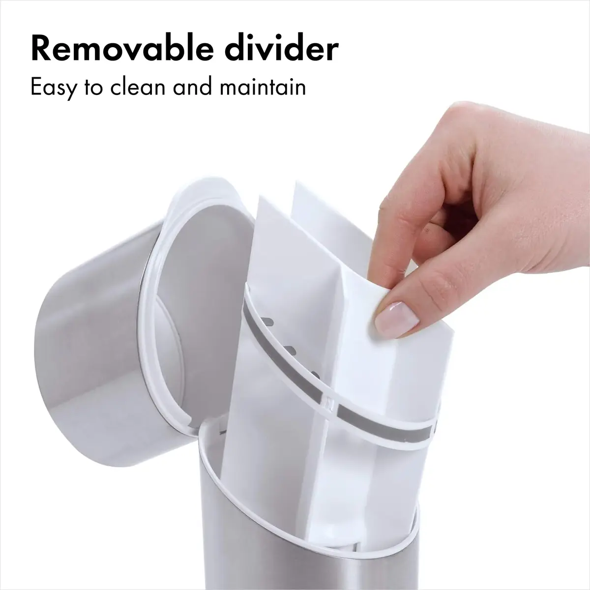 OXO Good Grips Bathroom Toothbrush Holder Set - Stainless Steel | Compact, Hygienic & Durable - view 3