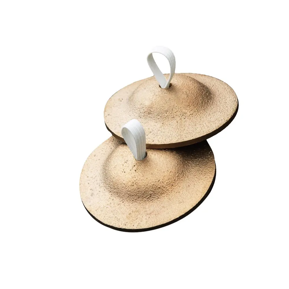 Zildjian P0773 Finger Cymbals Thin - Pair | Piercing, High-Pitched Bronze Cymbals for Orchestra (2 pcs, Gold) - main product image