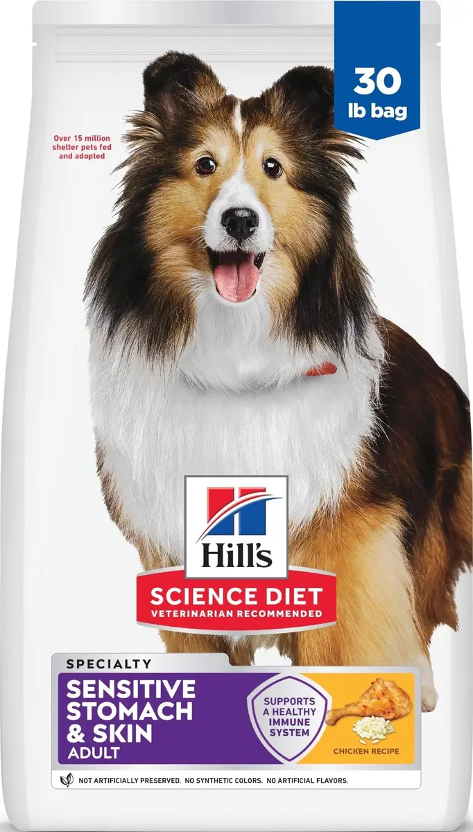 Hill's Science Diet Sensitive Stomach & Skin Dry Dog Food Chicken Recipe 13.6 kg (30 lb) | Veterinarian Recommended - main product image
