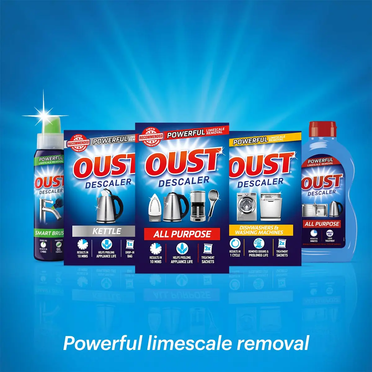 Oust All Purpose Descaler 75g | Lime Scale Removal for Coffee & Kettles, 3 Sachets - view 6