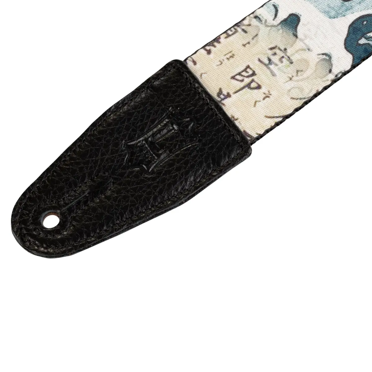 Levy's 2" Polyester Guitar Strap with Koi Fish & Waves Design, 35"-65" Adjustable Length | Sublimation Printed, Color-Fast - view 2