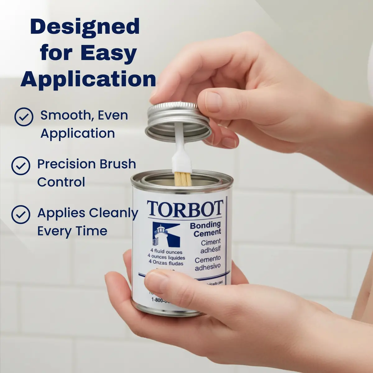 Torbot Liquid Bonding Cement 236ml (8 Fl Oz) | Extra Strong Adhesive for Ostomy Appliances - view 3