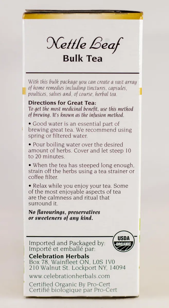 Celebration Herbals Nettle Leaf Organic 40 gm | 100% Organic, Ethically Wildcrafted, Pure Quality - view 4