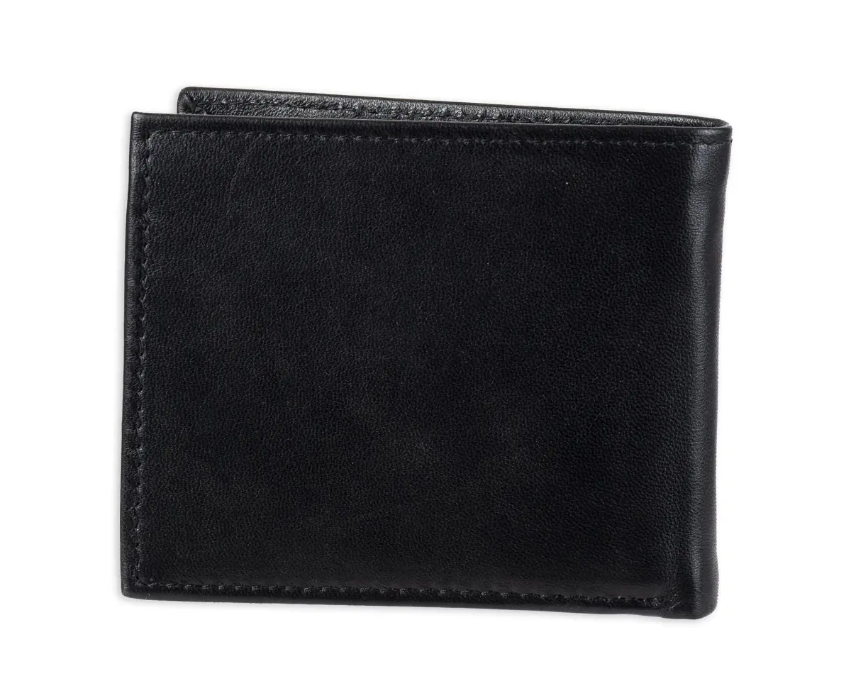 Tommy Hilfiger Genuine Leather Slim Bifold Wallet with Coin Pocket | RFID Blocking - view 3