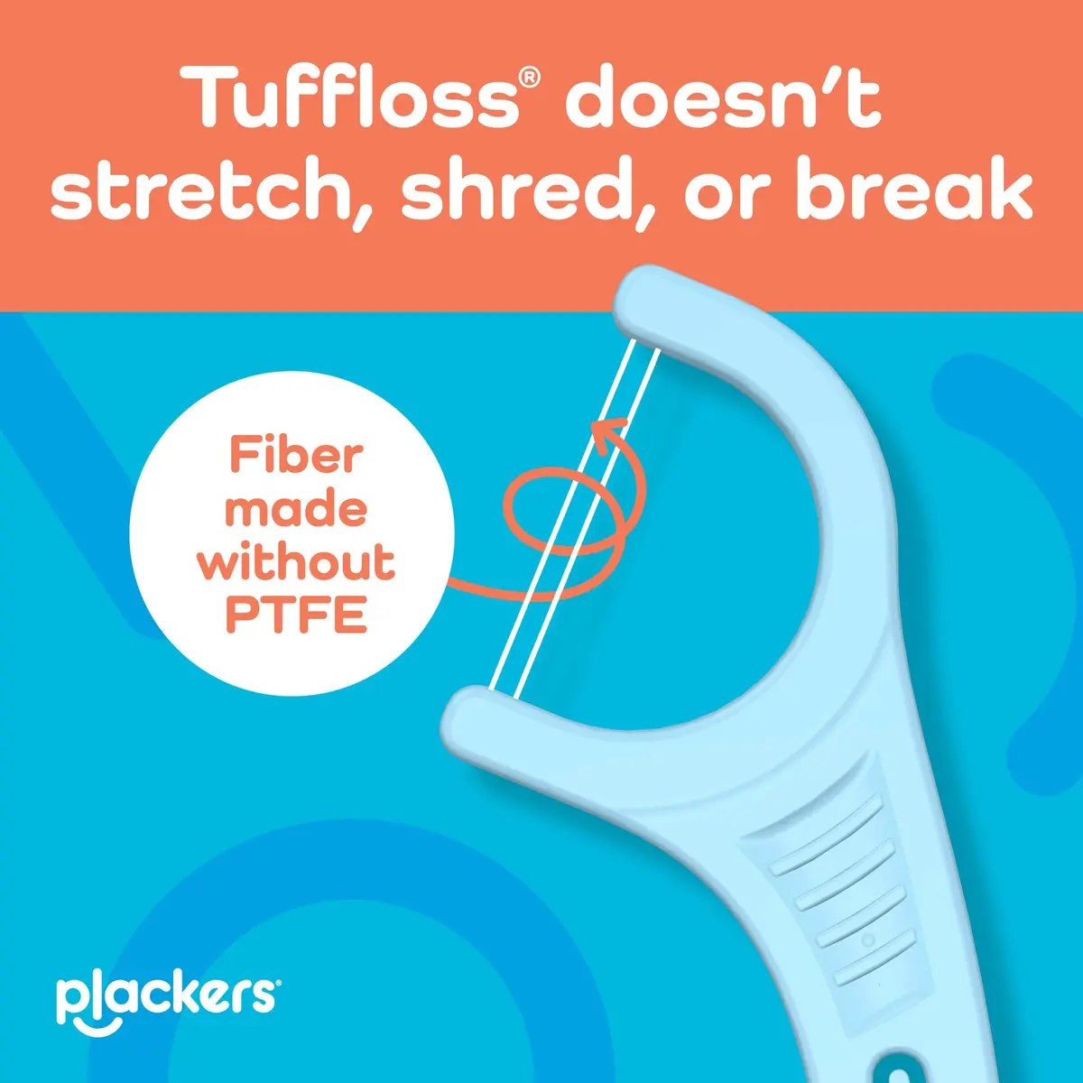 Plackers Twin Line Floss Picks, Intense Mint, 75 Count | Double Floss Surface, Mint Flavor, On-the-Go Oral Care - view 6