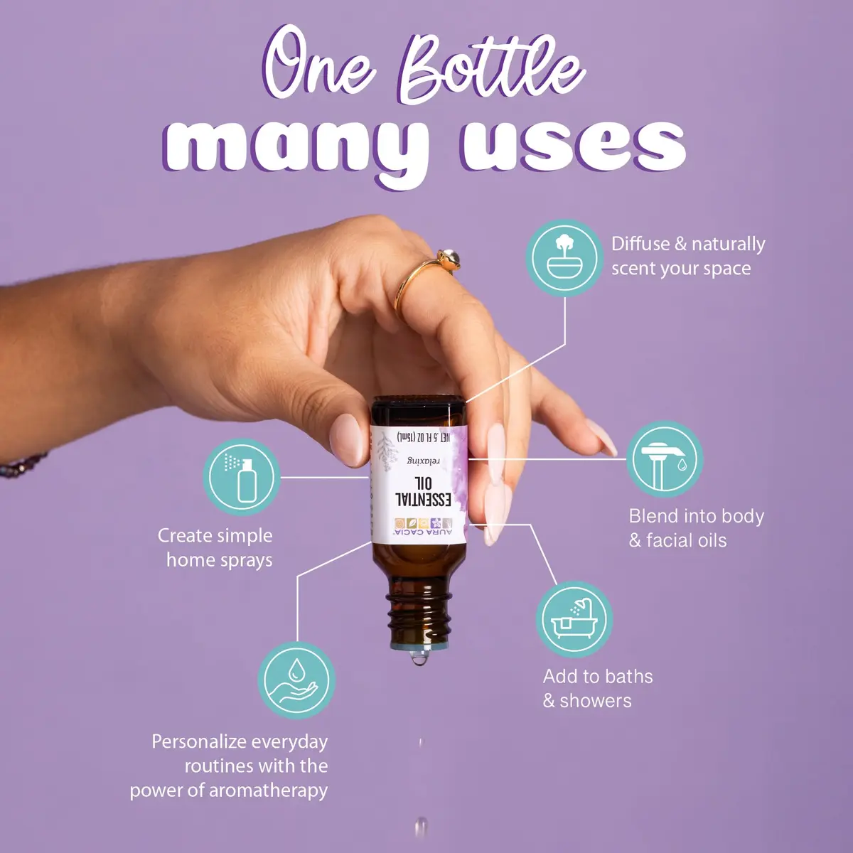 Aura Cacia Organic Clove Bud Essential Oil 7.4 ml | Pure, Certified Organic, GC/MS Tested for Purity - view 2