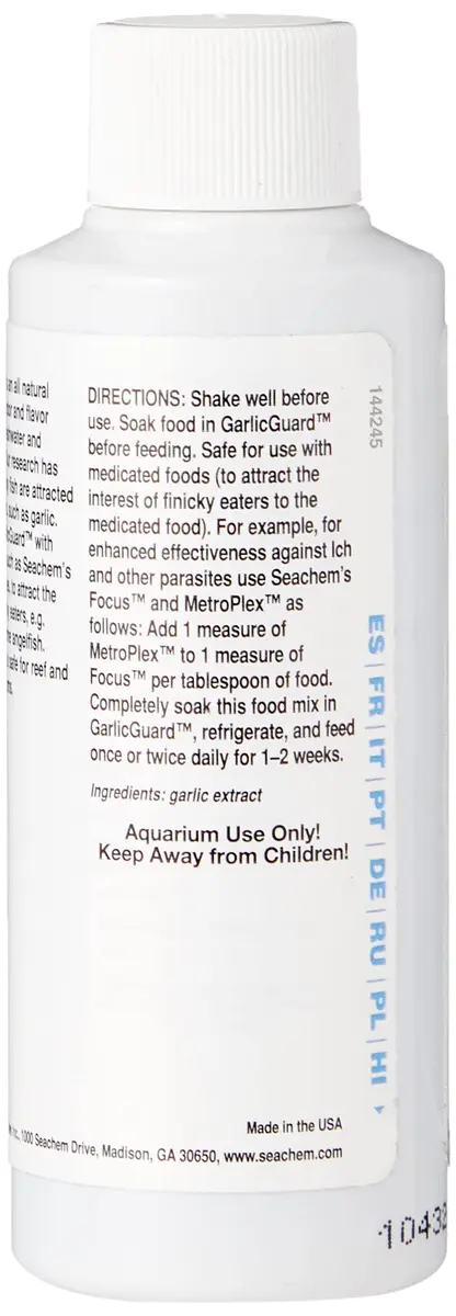 Seachem GarlicGuard 100 mL | Fish & Aquatic Safe Garlic Additive (70-120 chars) - view 3