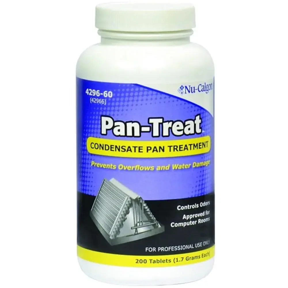 Nu-Calgon Pan-Treat Scum 200 Tablets | Prevents Sludge & Odors - main product image