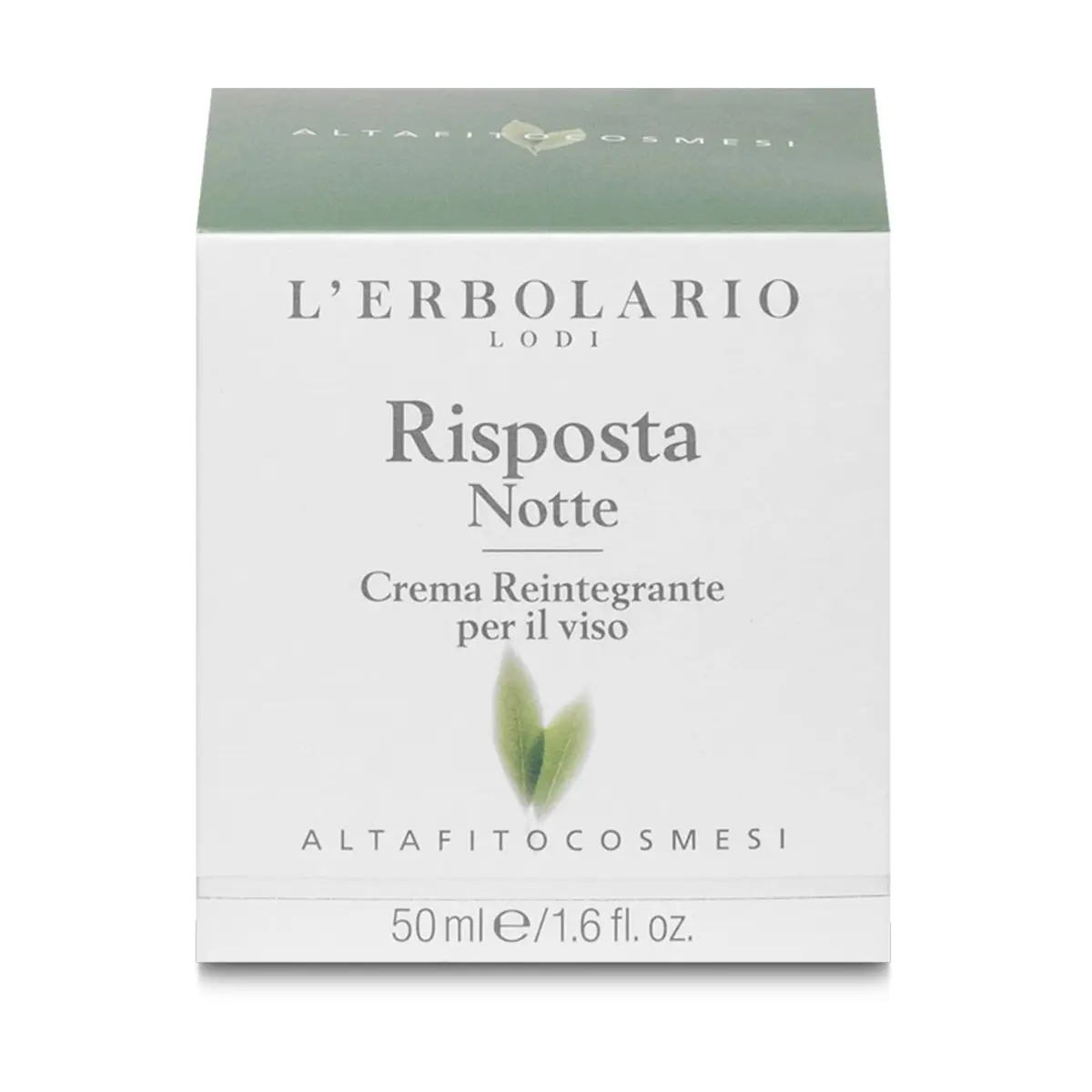 L'Erbolario Risposta Night Reintegrating Face Cream 50ml (1.6 oz) | Cruelty-Free Moisturizer for All Skin Types - view 2