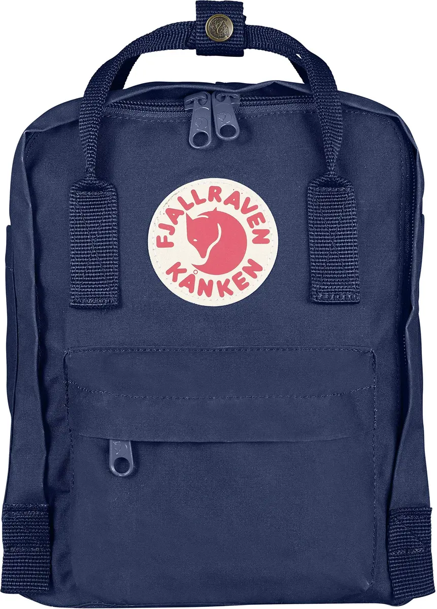 Fjällräven Kånken Mini Backpack Royal Blue | 7 Litre Capacity, Water-Resistant Vinylon F Fabric - main product image