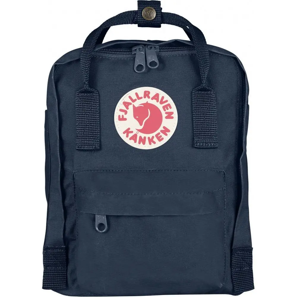 Fjällräven Kånken Mini Backpack Navy 7L (0.25 cu ft) | Durable Vinylon F Fabric - view 4
