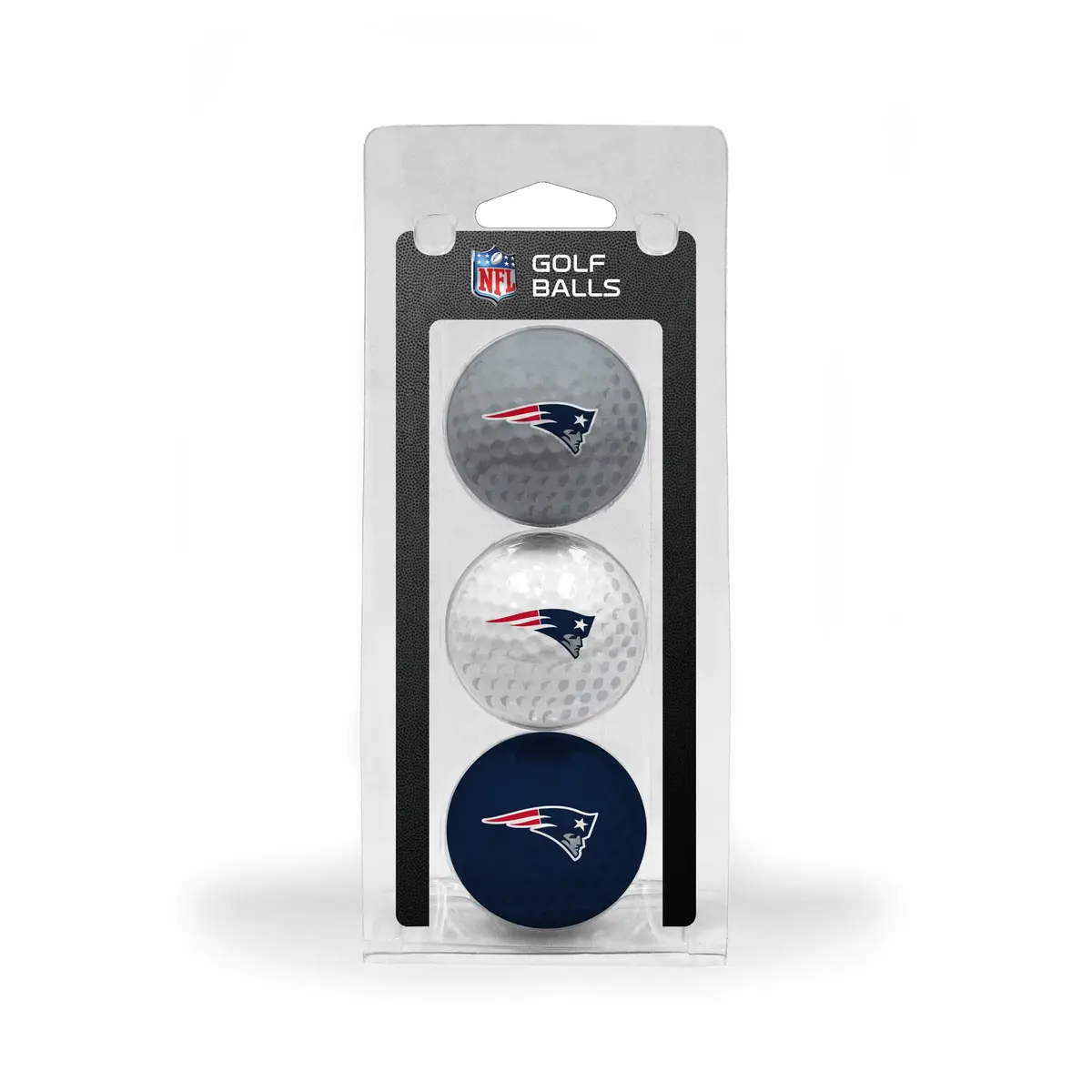 Team Golf NFL Kansas City Chiefs 3 Golf Ball Pack | Officially Licensed, Durable, Full Color Imprint (3 Pack, Multi Team Colors) - main product image