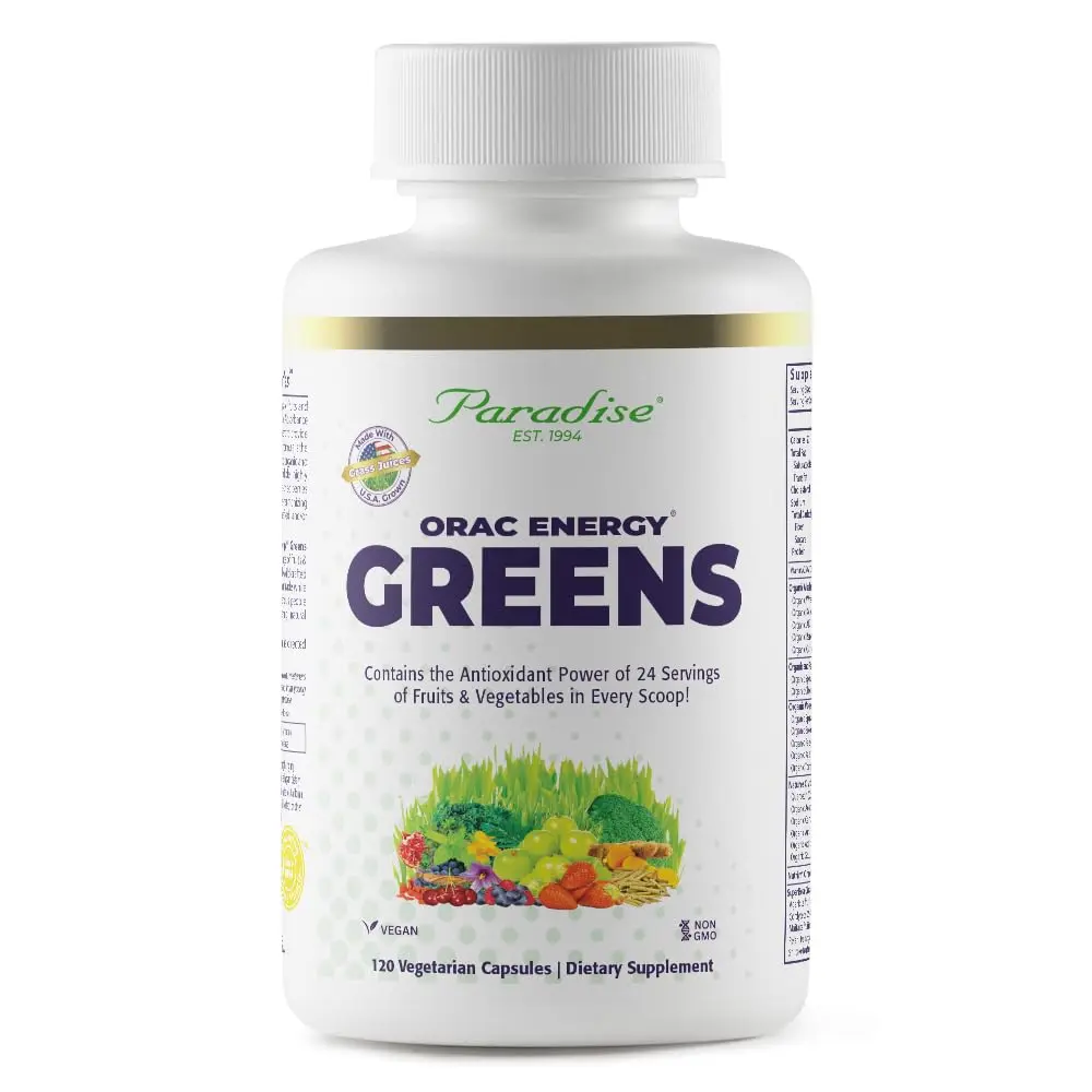 Paradise Herbs & Essentials ORAC Energy Superfood Capsules 120 Ct | Organic, Gluten-Free, Vegan - main product image