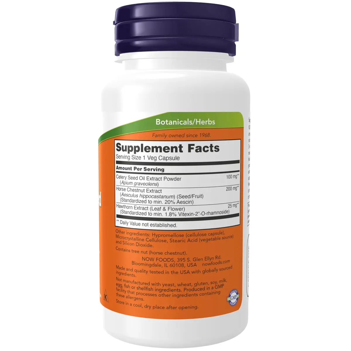 NOW Supplements Celery Seed Extract 60 Veg Capsules | Supports Vascular & Brain Health - view 2