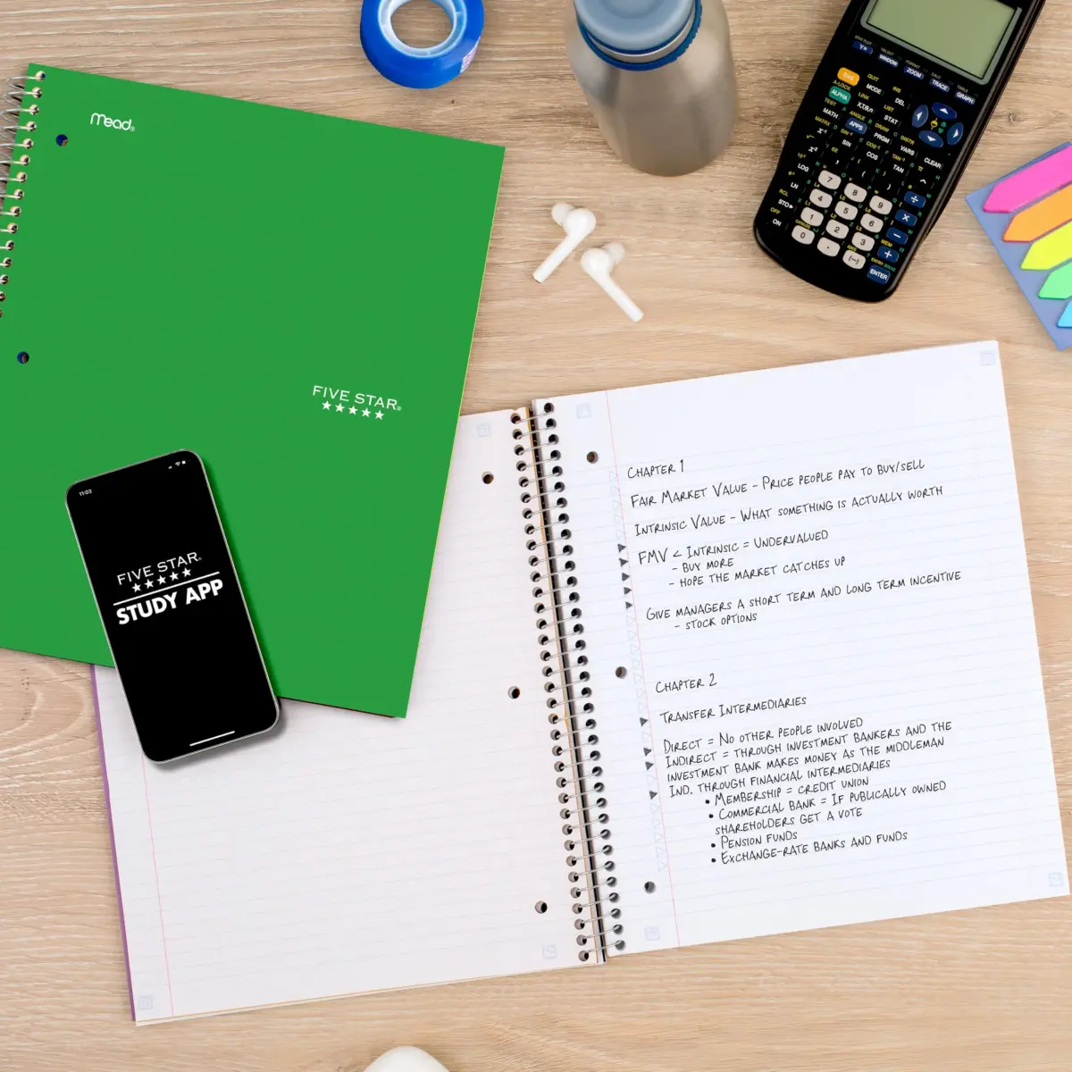 Five Star Spiral Notebook 1 Subject College Ruled 100 Sheets 25ml (0.811 Fl Oz) | SFI Certified Paper - view 4