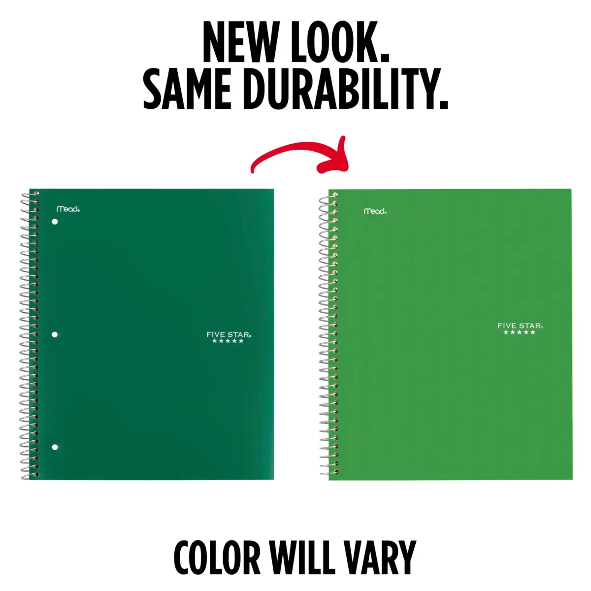 Five Star Spiral Notebook 1 Subject College Ruled 100 Sheets 25ml (0.811 Fl Oz) | SFI Certified Paper - view 2