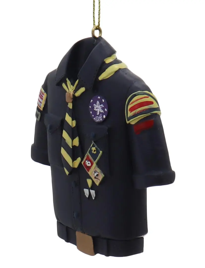Kurt Adler Cub Scout Blue Shirt Ornament 8.26 cm (3.25-inch) | Officially Licensed Boy Scouts of America - view 2
