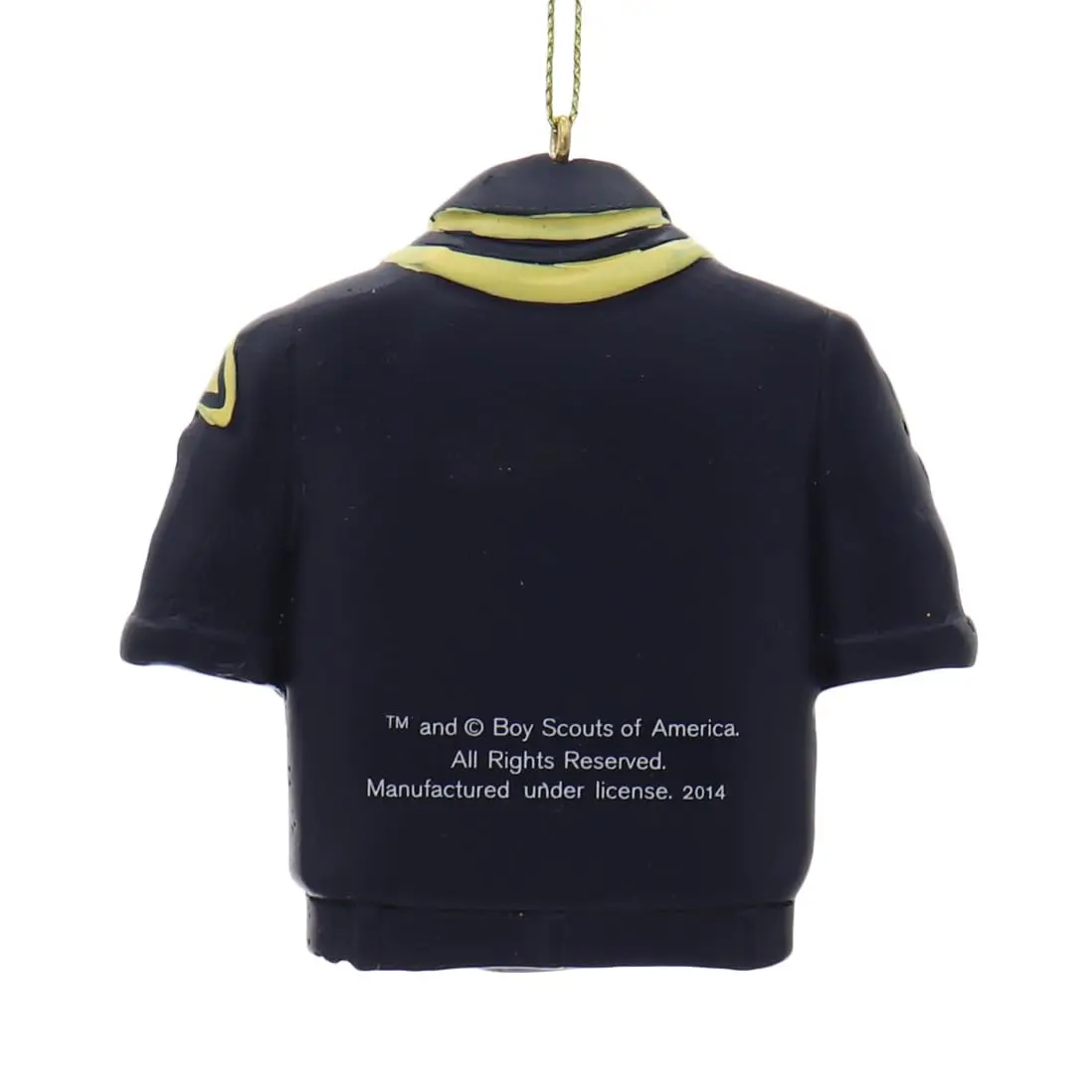 Kurt Adler Cub Scout Blue Shirt Ornament 8.26 cm (3.25-inch) | Officially Licensed Boy Scouts of America - view 3