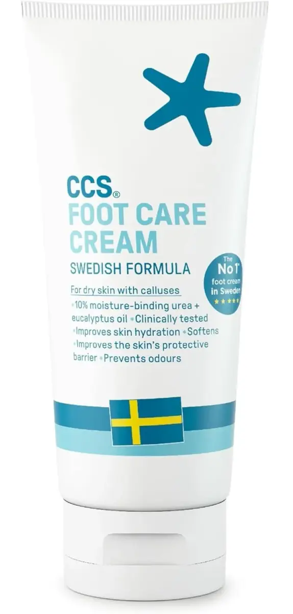 CCS Foot Care Cream with Urea & Lactic Acid 175ml (5.91 Fl Oz) | Intensive Heel Repair for Dry, Cracked Skin - view 2