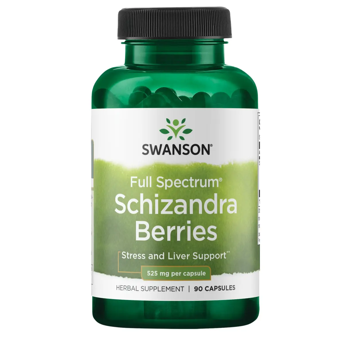 Swanson Full Spectrum Schizandra Berries 90 Capsules | Herbal Stress & Liver Support - main product image