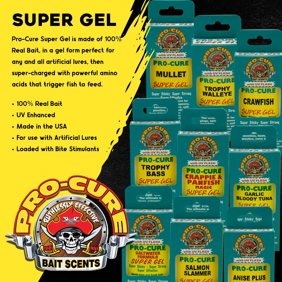 Pro-Cure Garlic Plus Super Gel, 2 Ounce | Super Sticky Garlic Scent for Baits - view 2