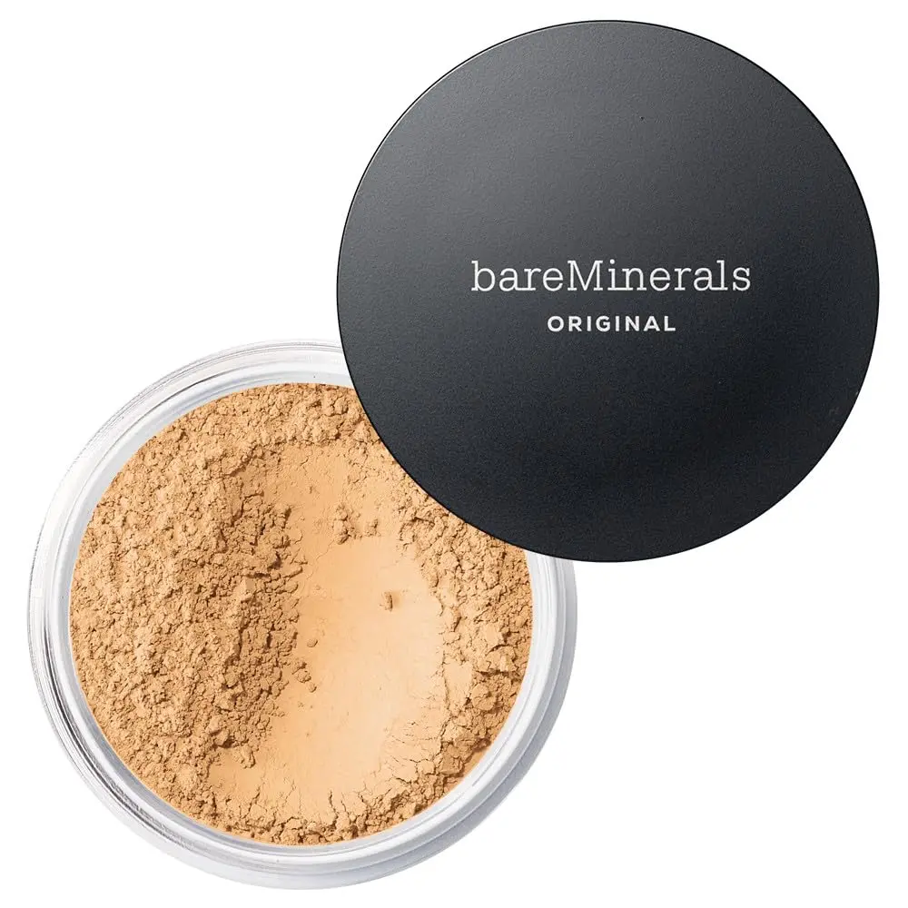 bareMinerals Original Loose Powder Foundation SPF 15, Golden Medium 14, 0.28 oz (8 g) | Vegan, Cruelty-Free & Dermatologist-Tested - main product image