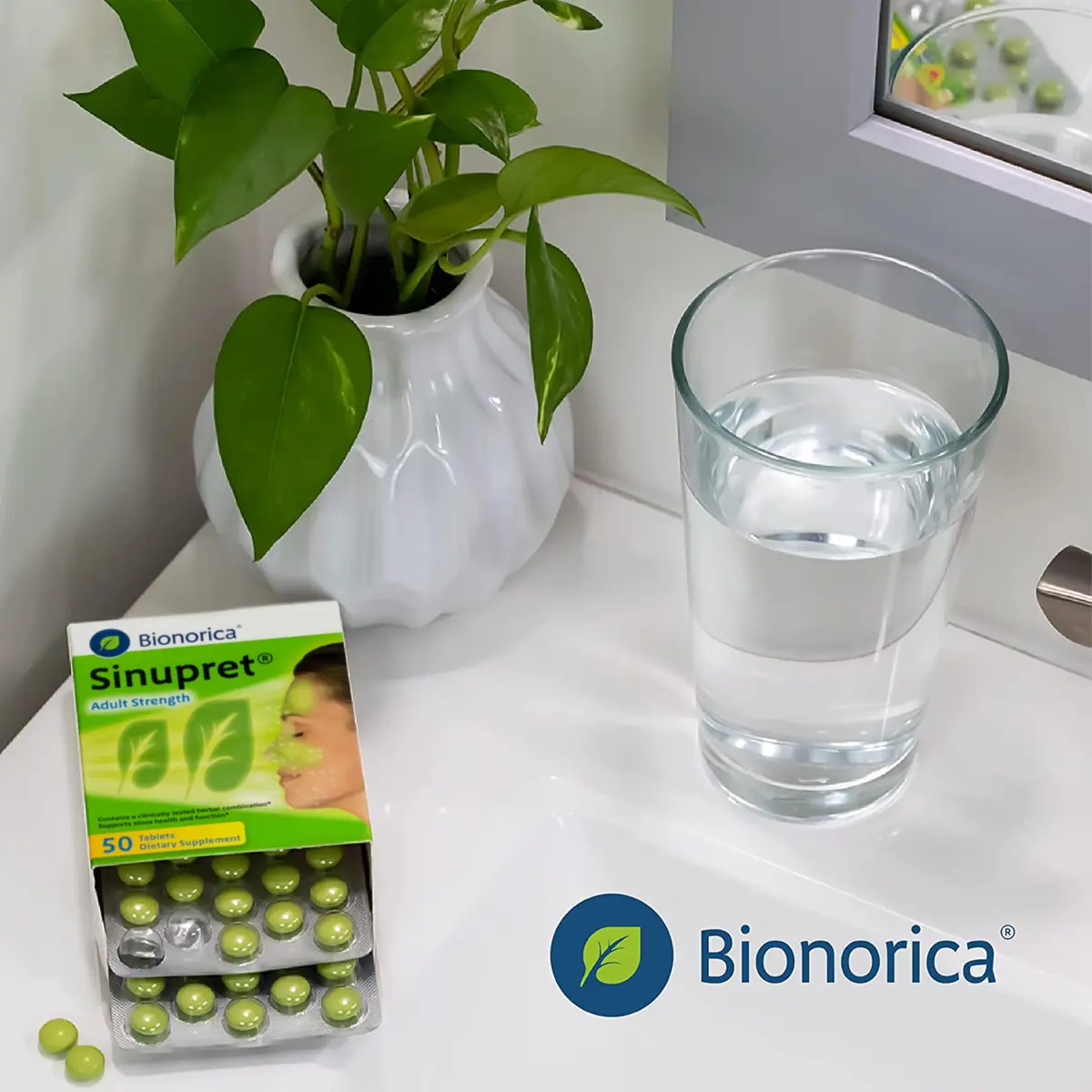Bionorica Sinupret Sinus & Immune Support Supplement, 50 Tablets, 2 Pack | Natural Herbal Sinus Relief & Immune Boost - view 7