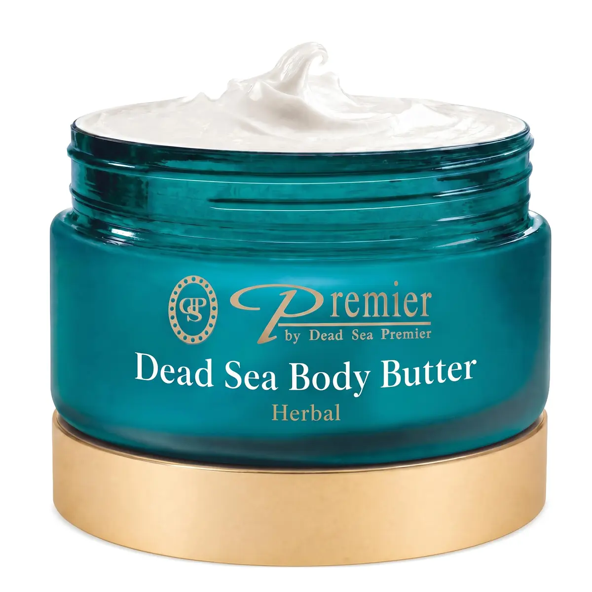 Premier Dead Sea Body Butter- Shea Butter Moisturizer, Herbal 5.95 Fl Oz | Deep Hydration & Anti-Aging for Dry Skin - main product image