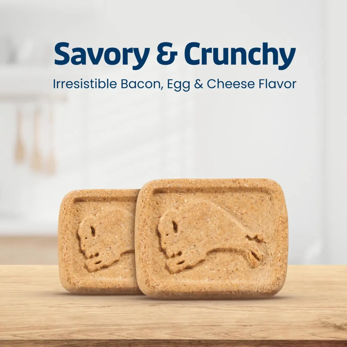 Blue Buffalo Health Bars Bacon Egg & Cheese Dog Biscuits 454g (16 oz) | Oven-Baked Crunchy Treats for All Breeds - view 6