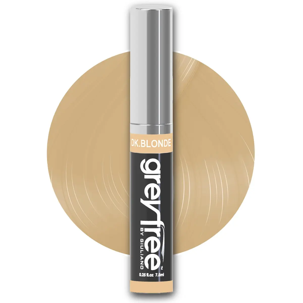 Greyfree Hair Mascara Root Touch-Up for Gray Hair | Precision Hairline Concealer for Brows & Beard (DARK BLONDE) | Temporary Gray Coverage - main product image