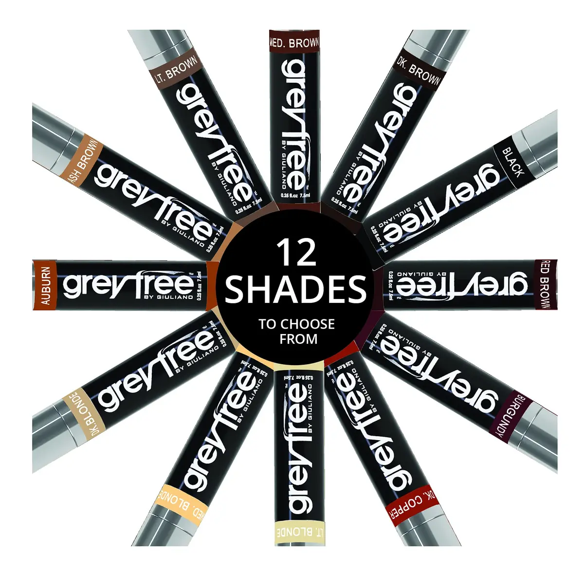 Greyfree Hair Mascara Root Touch-Up for Gray Hair | Precision Hairline Concealer for Brows & Beard (DARK BLONDE) | Temporary Gray Coverage - view 7
