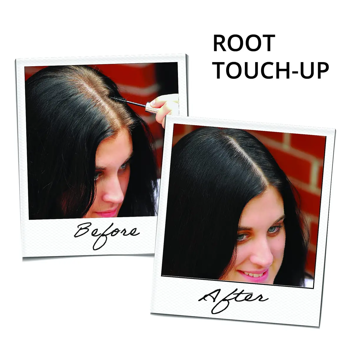 Greyfree Hair Mascara Root Touch-Up for Gray Hair & Brows | Black | 0.7 oz (20 ml) | Natural-Looking Temporary Coverage - view 2