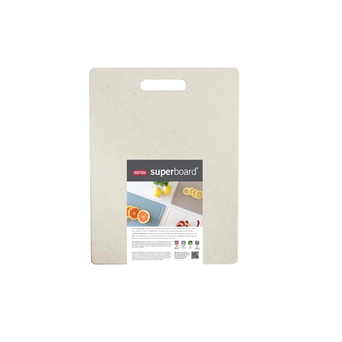 Dexas Superboard Cutting Board 8.5 x 11 inch | Compact, Dishwasher Safe, Made in USA - view 7