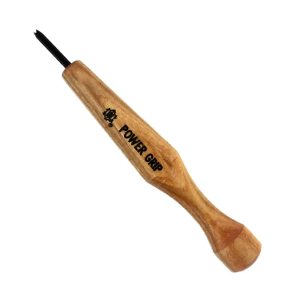 三木章 Mikisho Power Grip Chisel Triangular 1.5mm | Japanese Hand Tool for Wood Carving - main product image