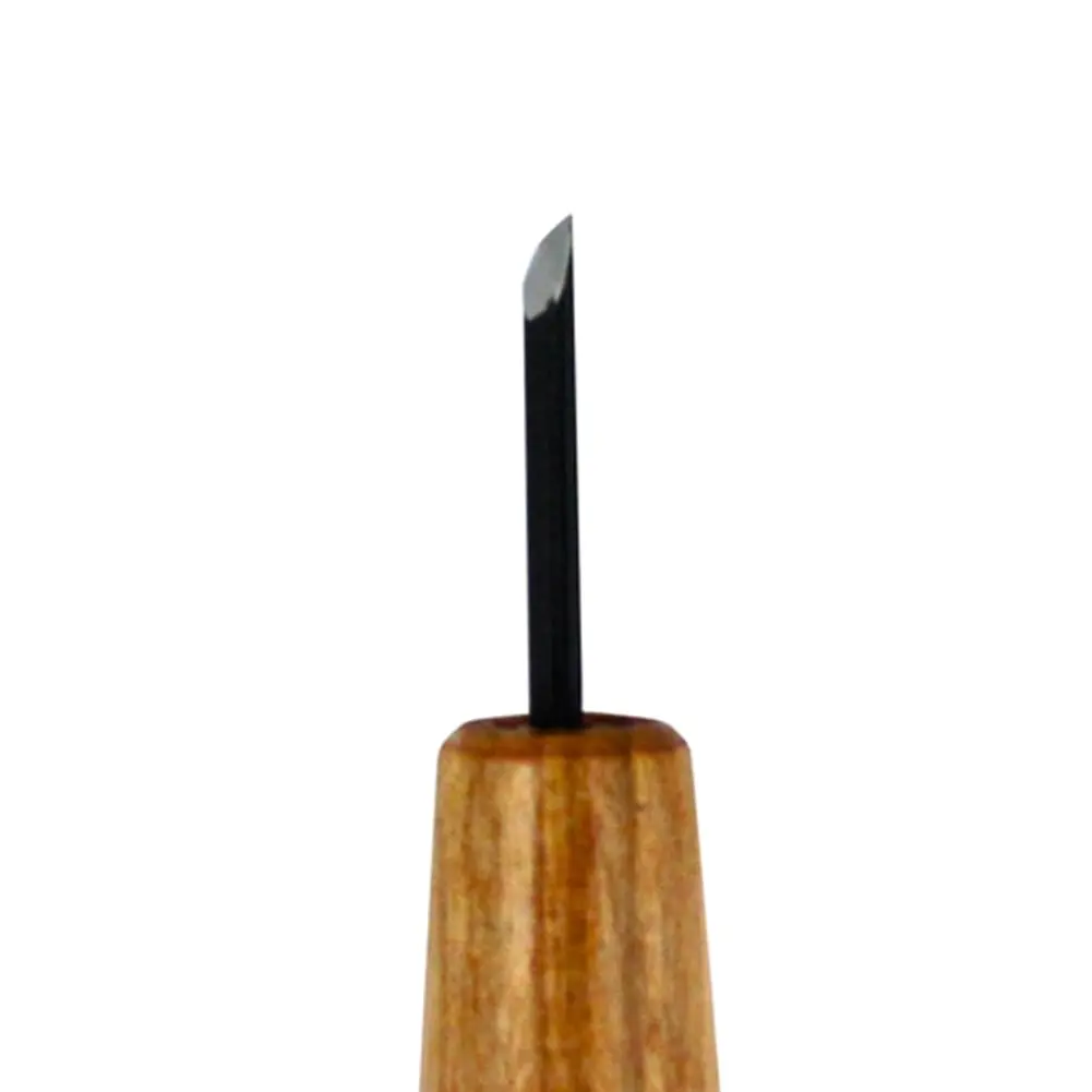 三木章 Mikisho Power Grip Chisel Triangular 1.5mm | Japanese Hand Tool for Wood Carving - view 3