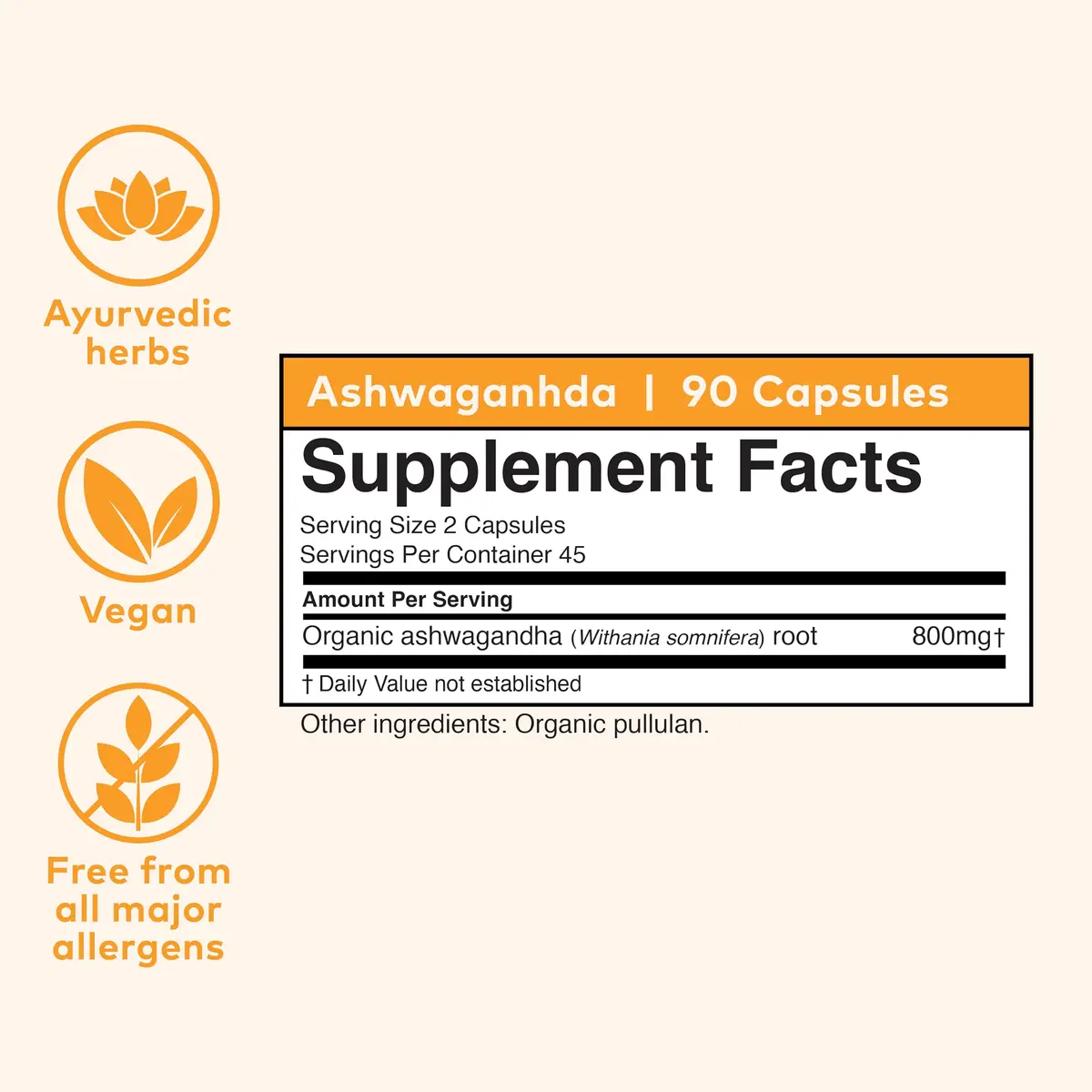 ORGANIC INDIA Ashwagandha Capsules, Vegan Root, Gluten-Free, 90 Capsules | Adaptogenic Stress Relief & Sleep Support - view 2