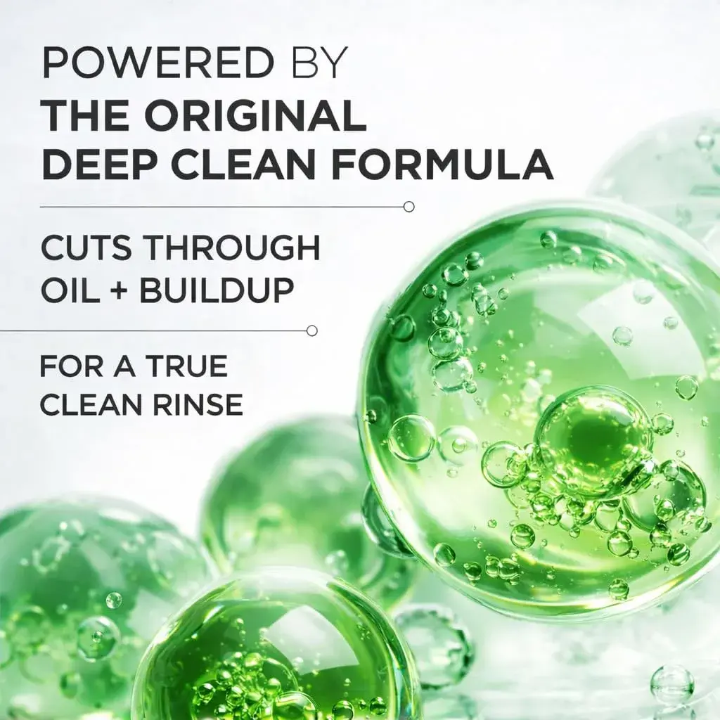 Prell Original Green Shampoo – Classic Clean Deep Cleansing Shampoo 400ml (13.5 Fl Oz) | Gentle Formula for All Hair Types - view 4