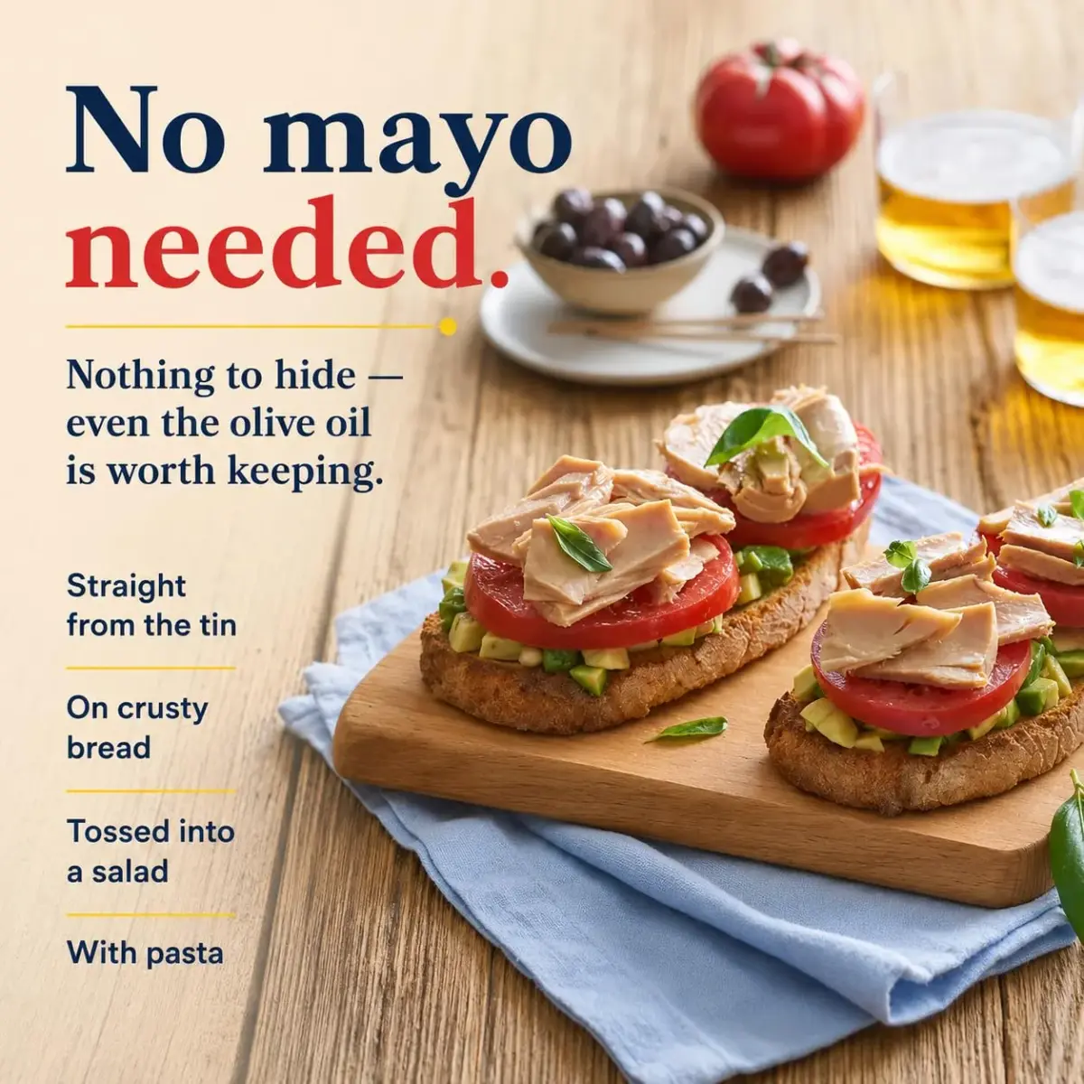 Ortiz White Tuna in Olive Oil, Fresh Tender Slices, Spanish Wild Caught Tuna, High in Protein and Omega 3 Fats, Excellent in Salad, Pasta or Sandwiches - No Need to Add Mayo, 3.95oz Can (Pack of 12) - view 5