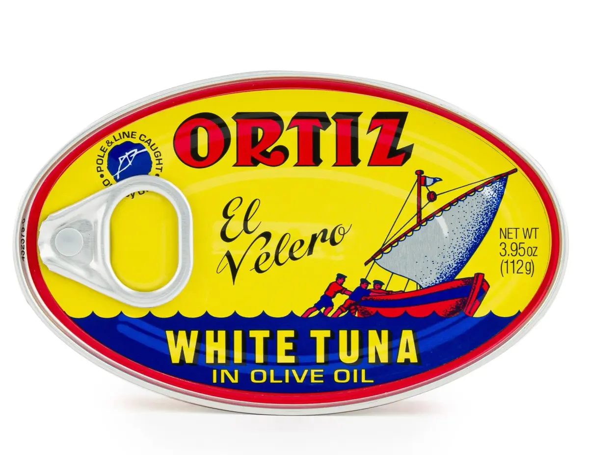Ortiz White Tuna in Olive Oil, Fresh Tender Slices, Spanish Wild Caught Tuna, High in Protein and Omega 3 Fats, Excellent in Salad, Pasta or Sandwiches - No Need to Add Mayo, 3.95oz Can (Pack of 12) - view 3