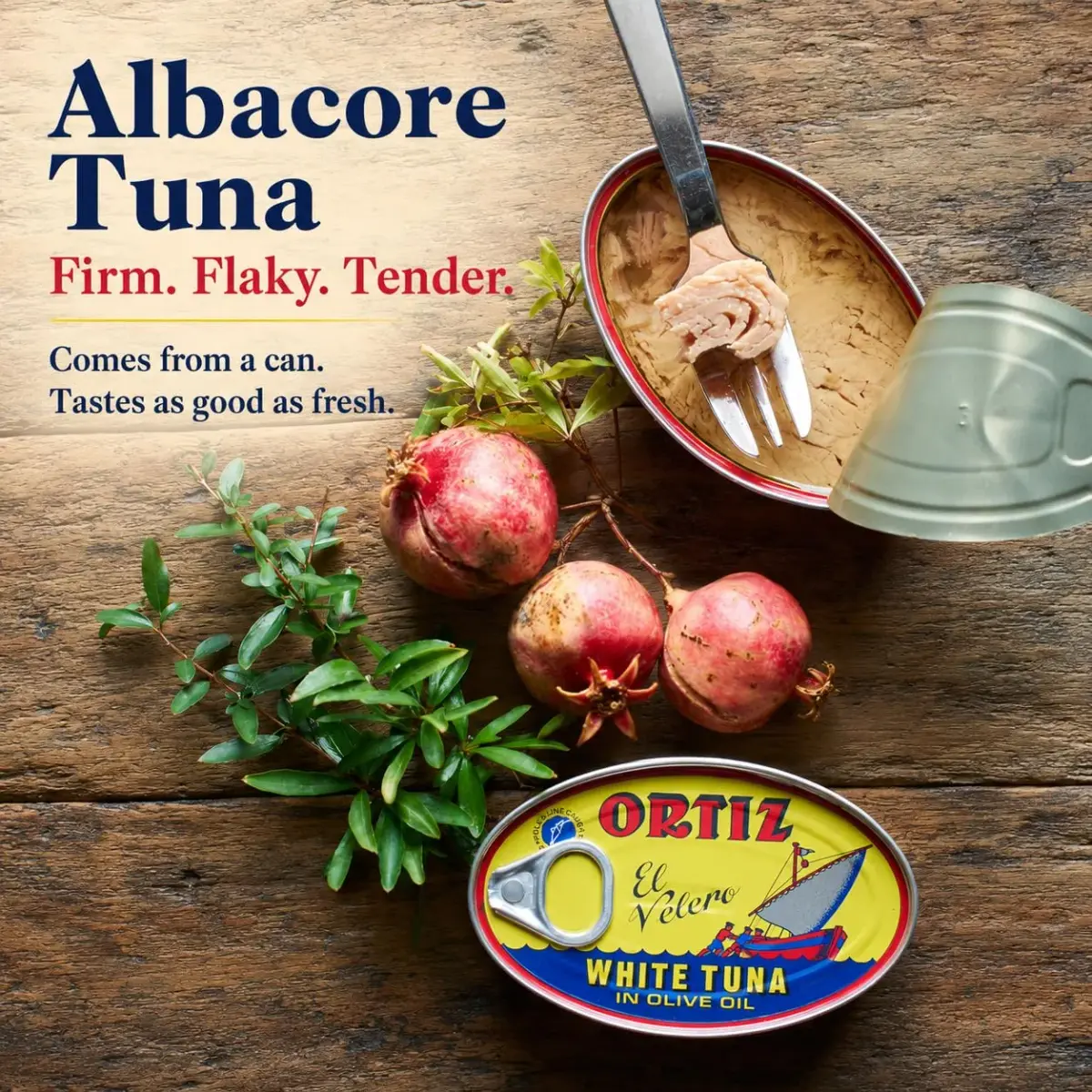 Ortiz White Tuna in Olive Oil, Fresh Tender Slices, Spanish Wild Caught Tuna, High in Protein and Omega 3 Fats, Excellent in Salad, Pasta or Sandwiches - No Need to Add Mayo, 3.95oz Can (Pack of 12) - view 4