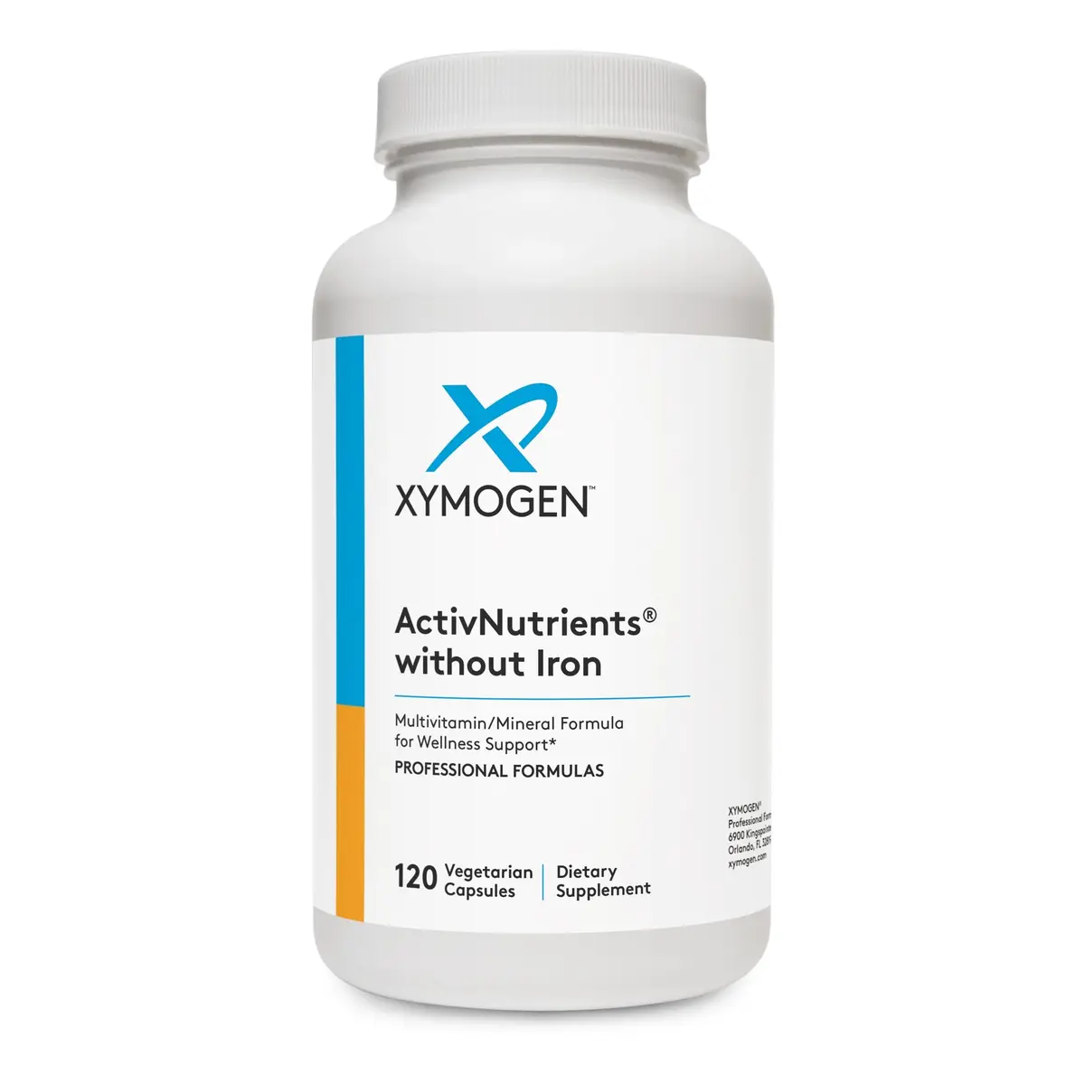 XYMOGEN ActivNutrients Without Iron, 120 Count | Multimineral Wellness Support for India - main product image