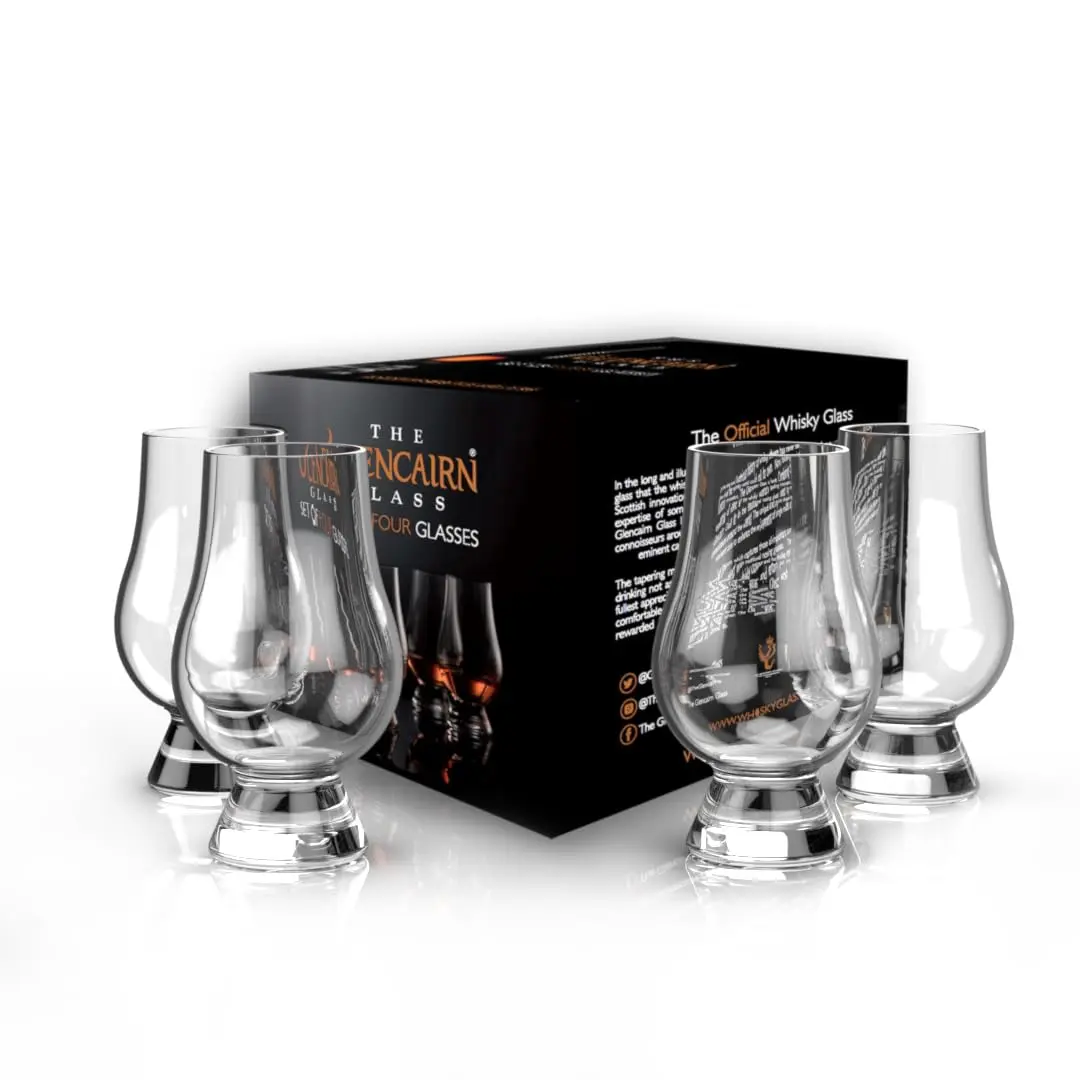 GLENCAIRN Whisky Glass Set of 4 | Crystal, Lead-Free, 200ml | Official Award Winner - main product image