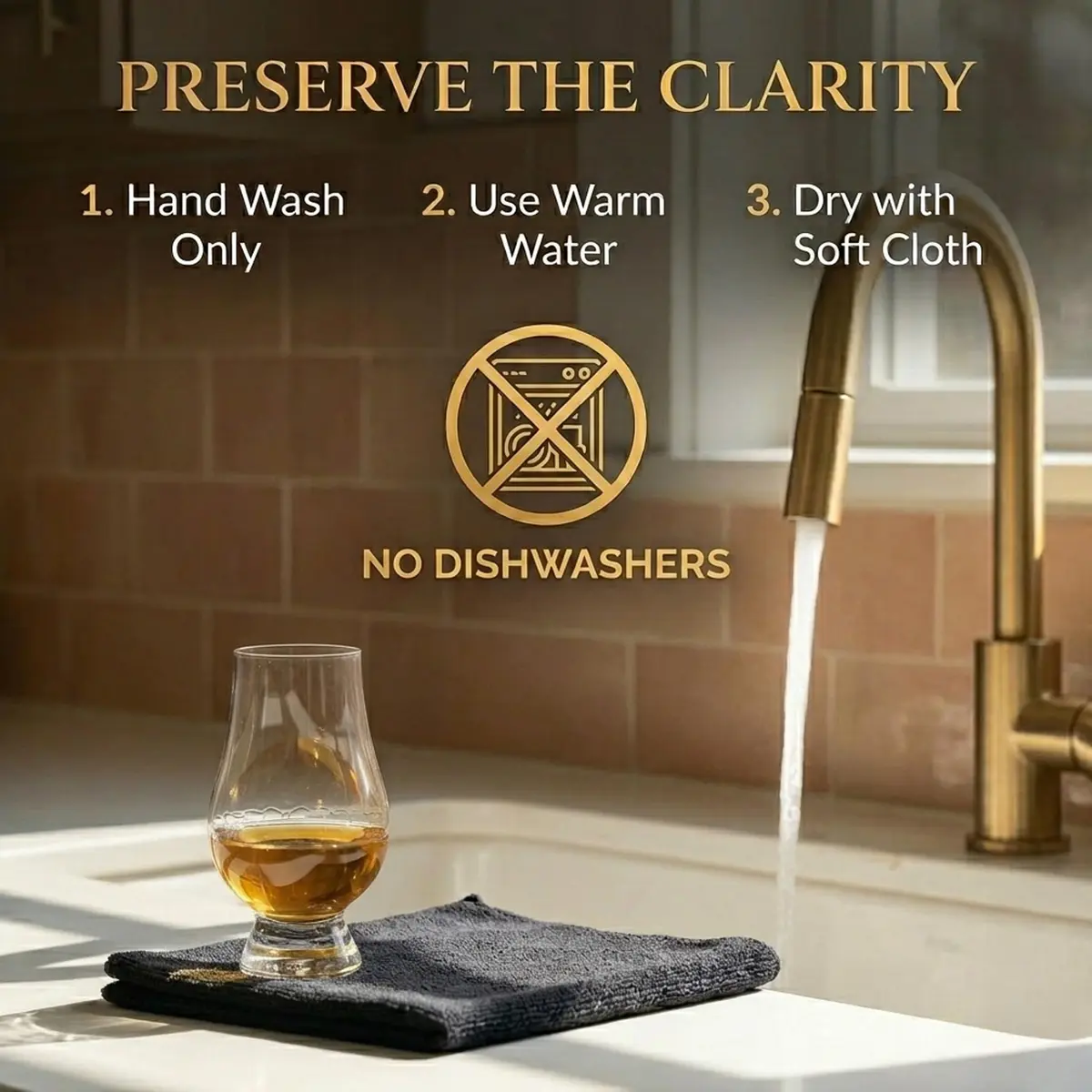 GLENCAIRN Whisky Glass Set of 4 | Crystal, Lead-Free, 200ml | Official Award Winner - view 8