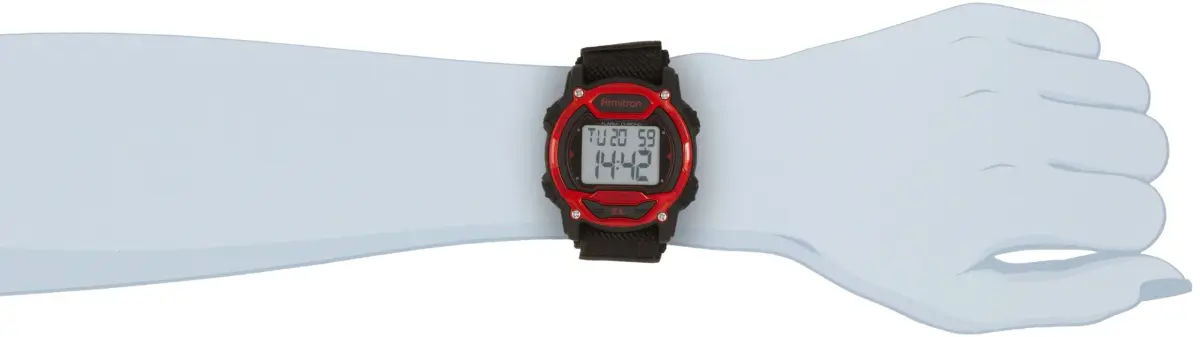 Armitron Sport Unisex 45/7004RED Chronograph Digital Watch - 39mm Case, 100M Water Resistance - view 4