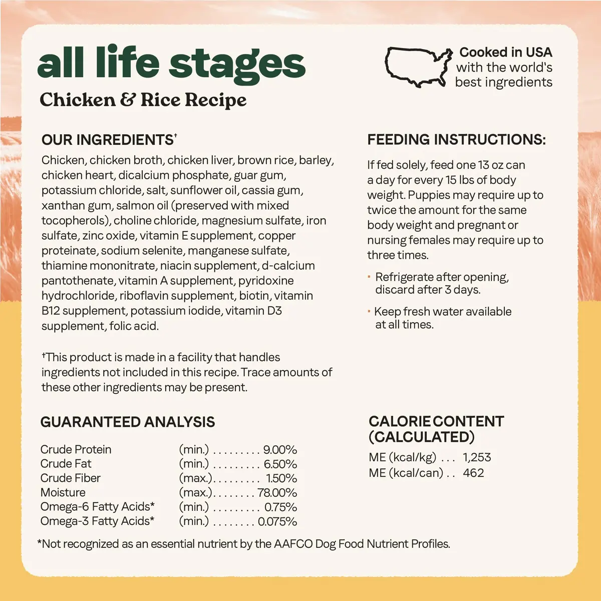 CANIDAE All Life Stages Wet Dog Food, Chicken & Rice, 13 oz, 12 Pack | Complete Nutrition for All Dogs - view 6