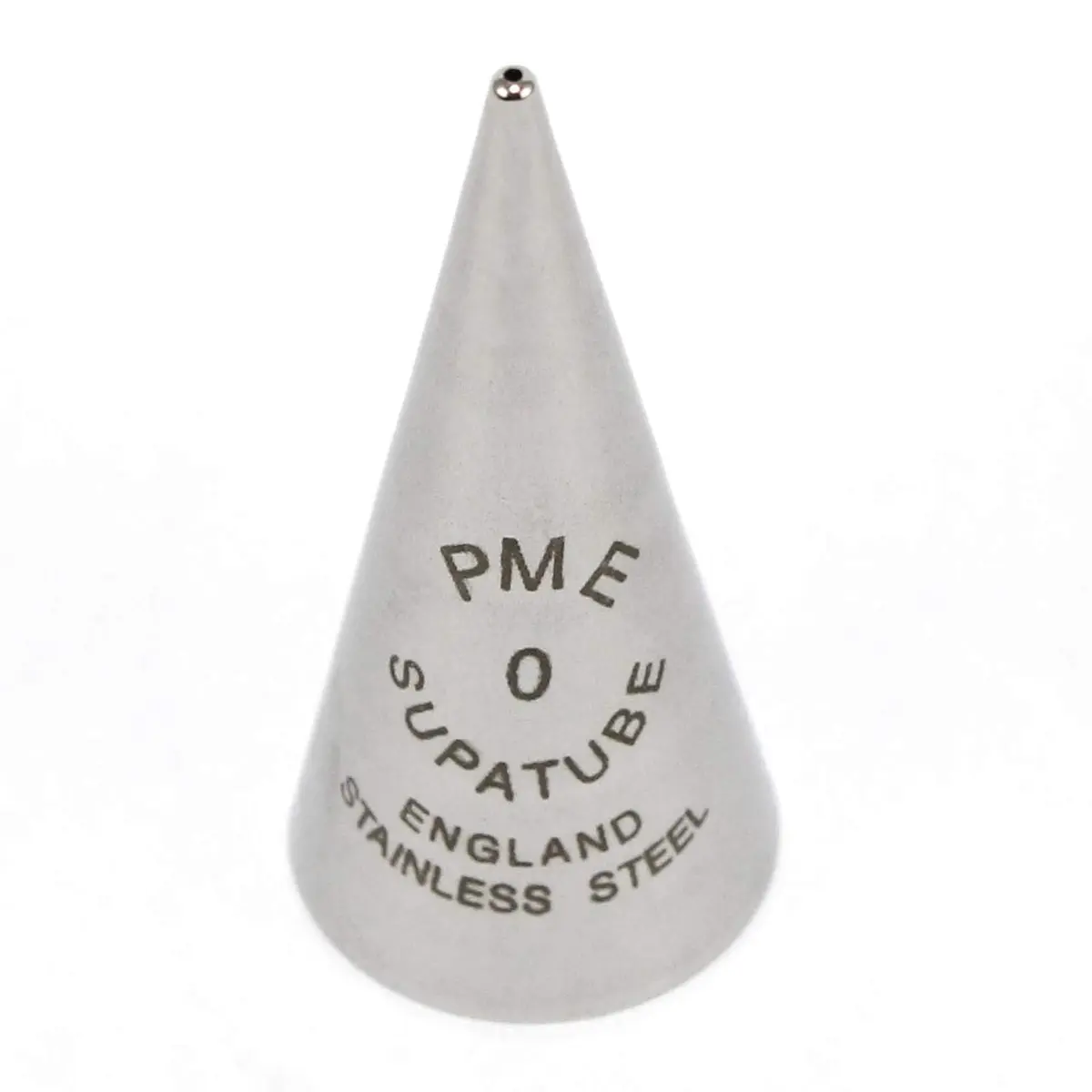 PME Seamless Stainless Steel Supatube Decorating Tip, Writer #0 (ST0) | Professional Piping Nozzle for Cake & Pastry - main product image