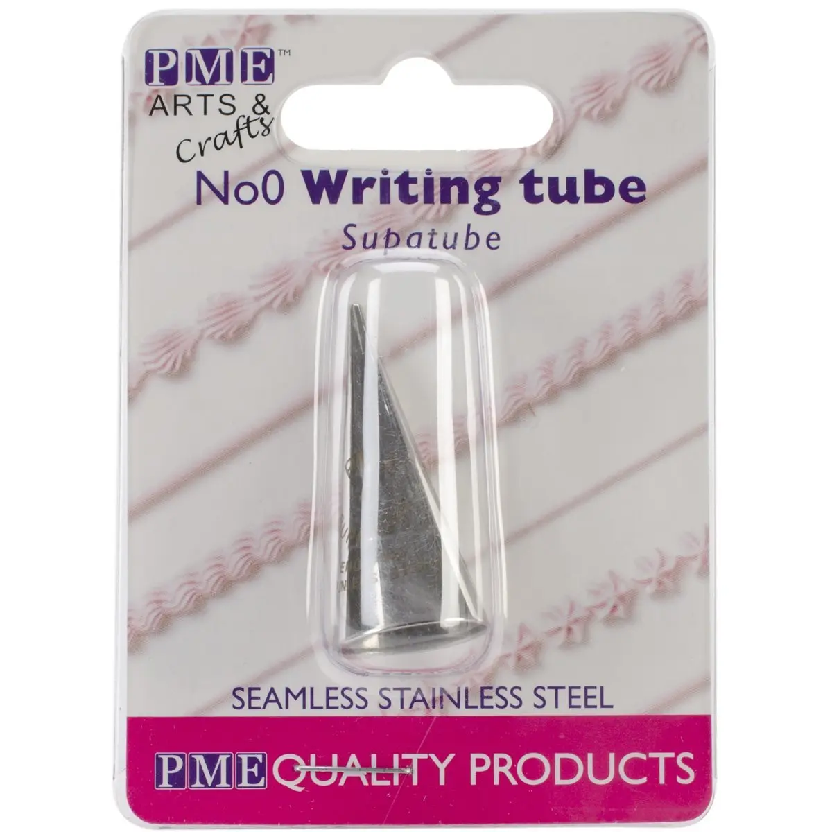 PME Seamless Stainless Steel Supatube Decorating Tip, Writer #0 (ST0) | Professional Piping Nozzle for Cake & Pastry - view 2