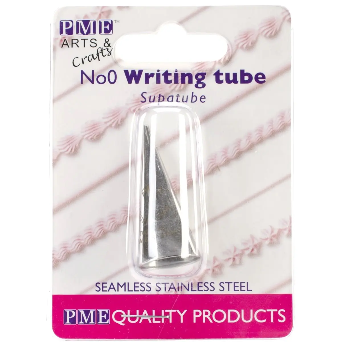 PME Seamless Stainless Steel Supatube Decorating Tip, Writer #0 (ST0) | Professional Piping Nozzle for Cake & Pastry - view 3